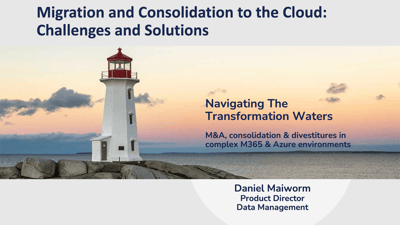 Migration and Consolidation to the Cloud - Challenges and Solutions