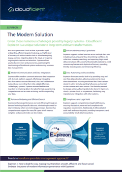 Revolutionizing Information Governance Datasheet - Cover 2