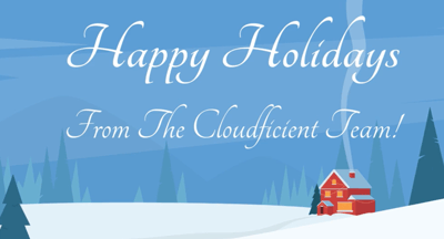 Wishing you a Happy Holidays 2022, from the Cloudficient Team!